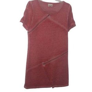 Closet Romantic Marled Red Zip Detail Knit Dress